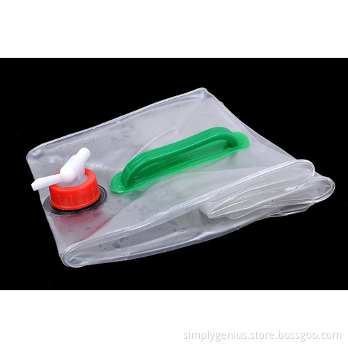 Food grade PVC 10L 2.5gallon collapsible water carrier container